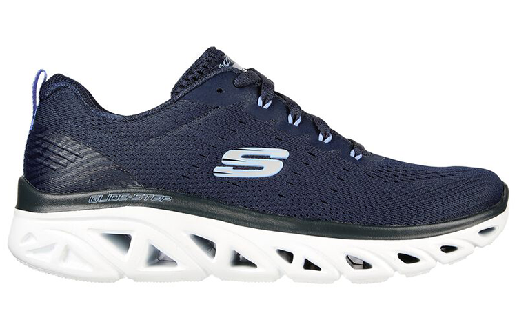 (WMNS) Skechers Glide-Step Sport-New Facets Shoes 'Navy Black' 149556-NVY