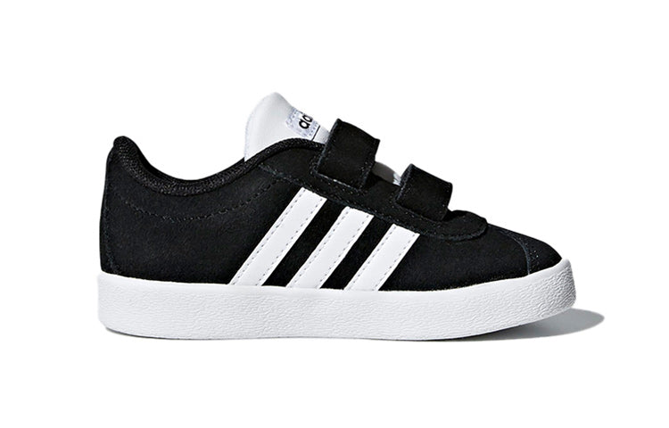 (TD) adidas VL Court 2.0 'Black White' DB1833