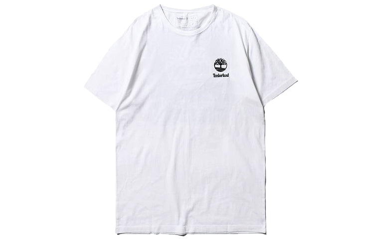 Men's Timberland SS20 Logo Printing Short Sleeve White A22RP100
