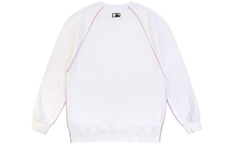 MLB Unisex NY Round-neck Sweatshirt White 31MTW3011-50W