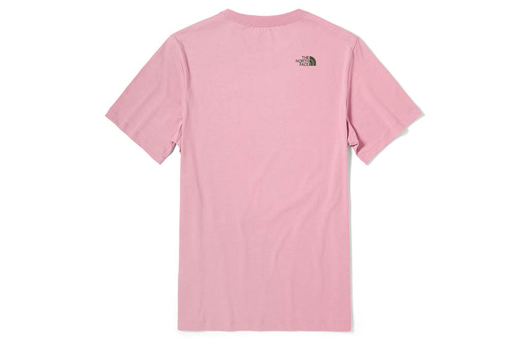 THE NORTH FACE Outdoor Casual Short Sleeve Couple Style Pink 5B3E-ZCF
