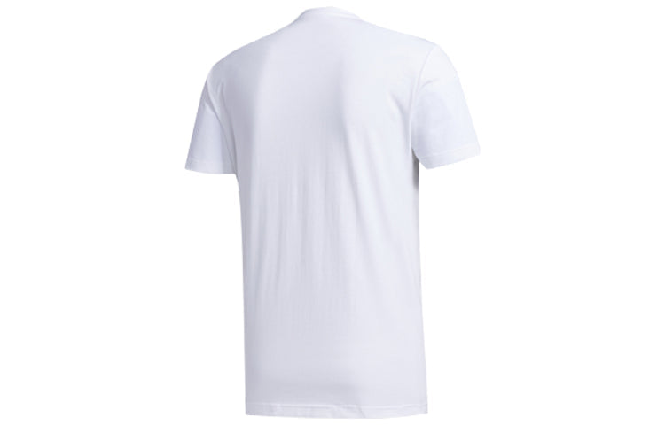 adidas neo M Faves Tee Sports Short Sleeve White FP7300