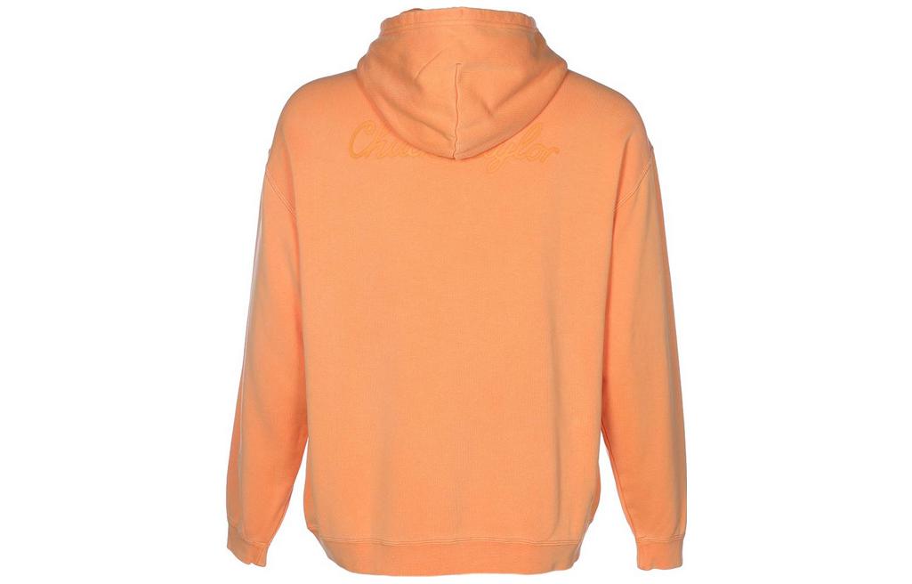 Converse Go-To Sneaker Patch Loose-Fit Pullover Hoodie Asia Sizing 'Pink Orange' 10025537-A05