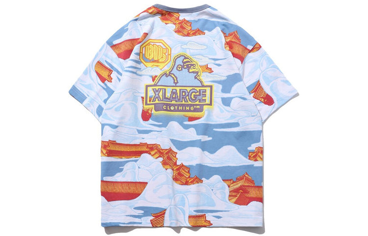 Li-Ning BADFIVExXLARGE Crossover Short Sleeve Tee 'Blue' AHSP949-1