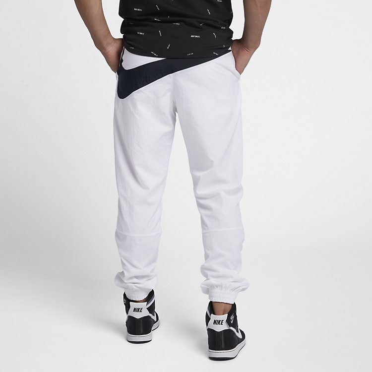 Nike NSW VW Swoosh Woven Pant 'White Black'  AJ2300-100