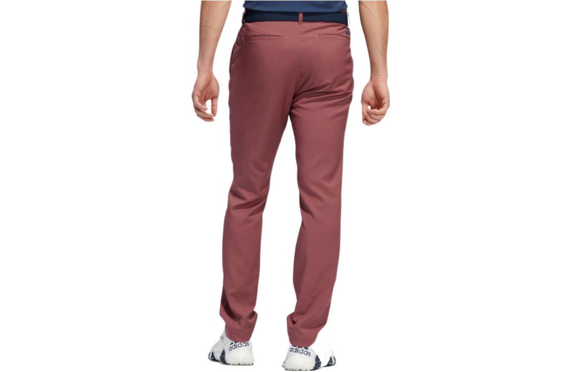 Men's adidas Solid Color Logo Printing Golf Sports Pants/Trousers/Joggers Brown Red HM3231