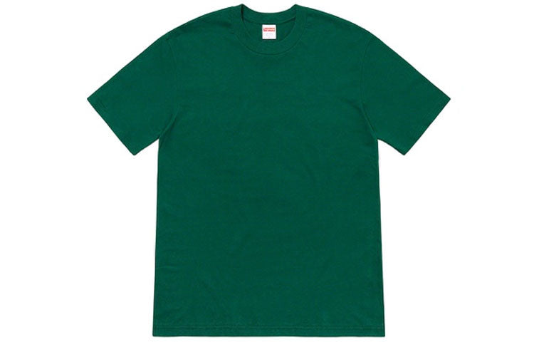 Supreme SS19 Headline Tee DarkGreen Logo Tee SUP-SS19-765