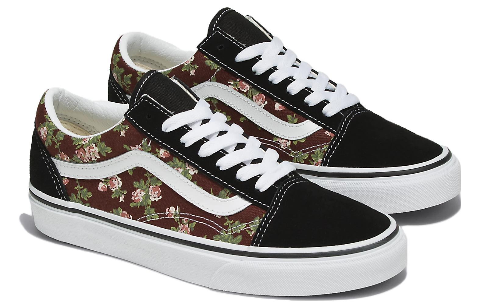 (WMNS) Vans Old Skool Wallflower Floral 'Black Brown' VN0007NT7YO