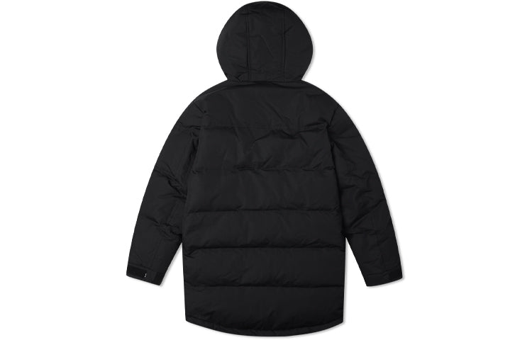 Converse Down Mid Length Jacket Asia Sizing 'Black' 10019988-A01