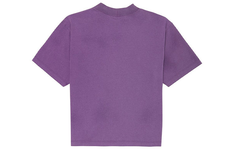 Men's PALM ANGELS Pattern Short Sleeve Purple PMAA054E20JER0043755