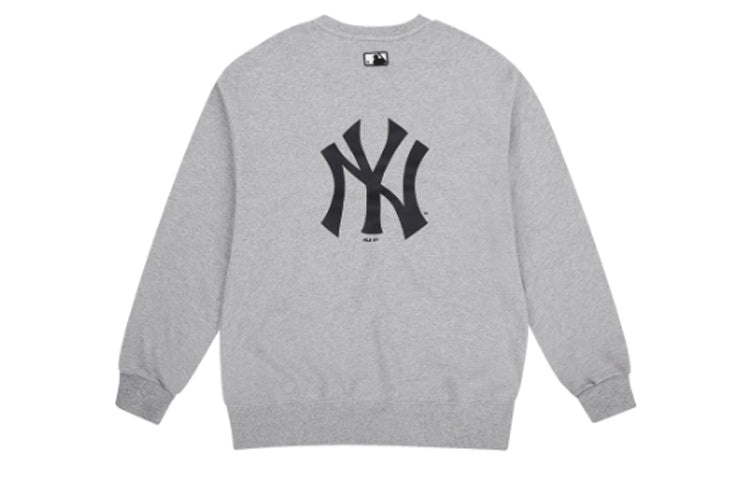 MLB Unisex NY Printing Round-neck Sweatshirt Gray 31MTC2941-50M