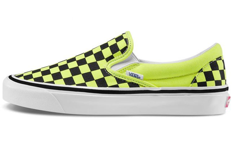 Vans Classic Slip-On 98 DX 'Anaheim Factory - Yellow Neon Checkerboard' VN0A3JEXV9O