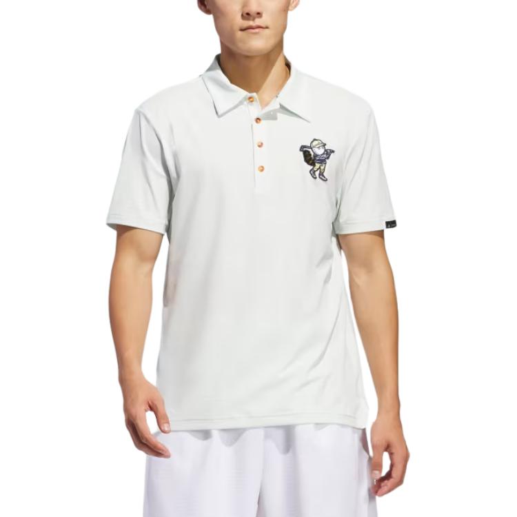 adidas x Malbon Polo Shirt Asia Sizing 'Crystal Jade' IN7570