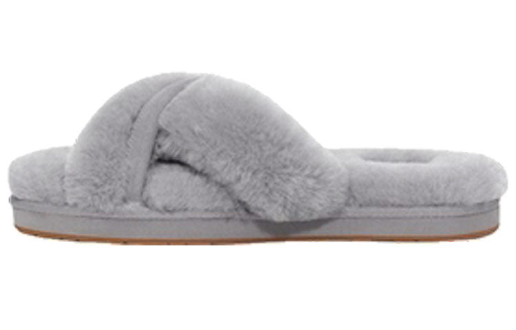 (WMNS) UGG Abela Gray Purple Slippers 1017548-SAMT