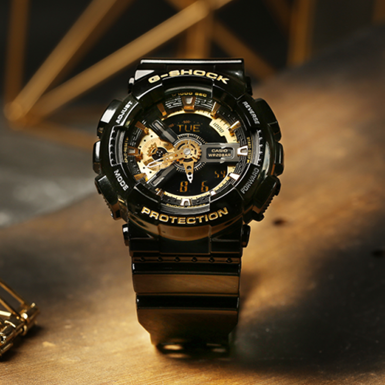 CASIO G-Shock Analog-Digital 'Black Gold' GA-110GBX-1APR