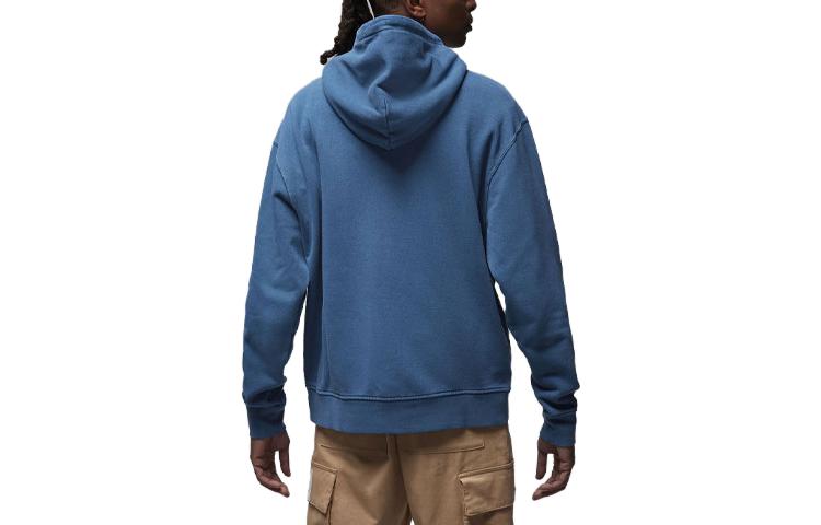 Air Jordan Flight Fleece Washed Pullover Hoodie 'Sky J French Blue' FB7290-427