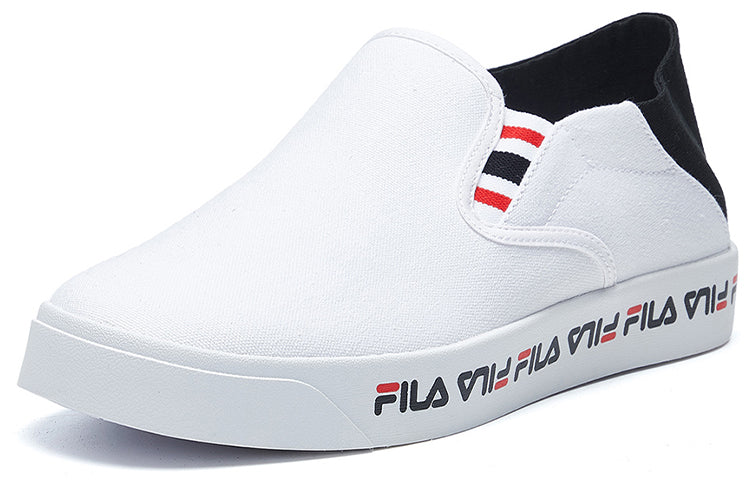 FILA Graffiti Logo Low-Canvas Shoes White F62M021301FWT