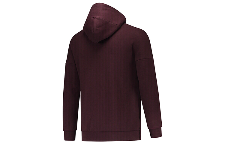 adidas Logo Printing Knit Hooded Jacket Red BQ6924