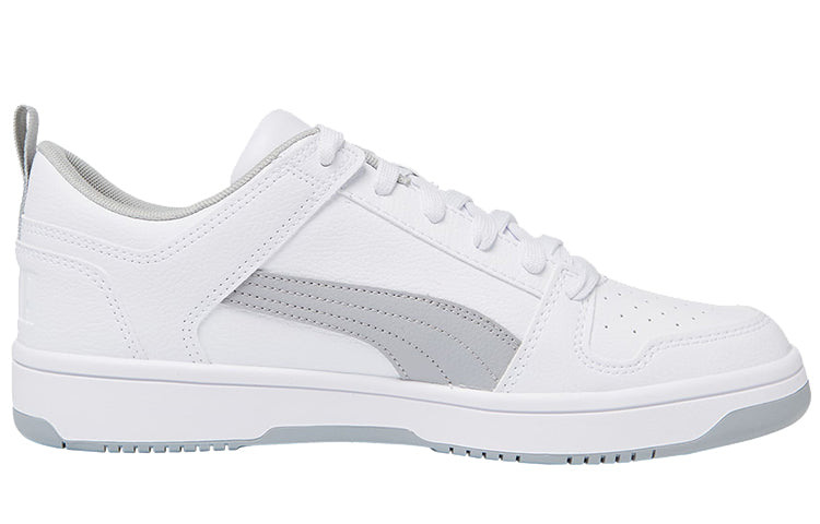 PUMA Unisex Rebound Lay Up Lo SL Sneakers White/Grey 369866-22