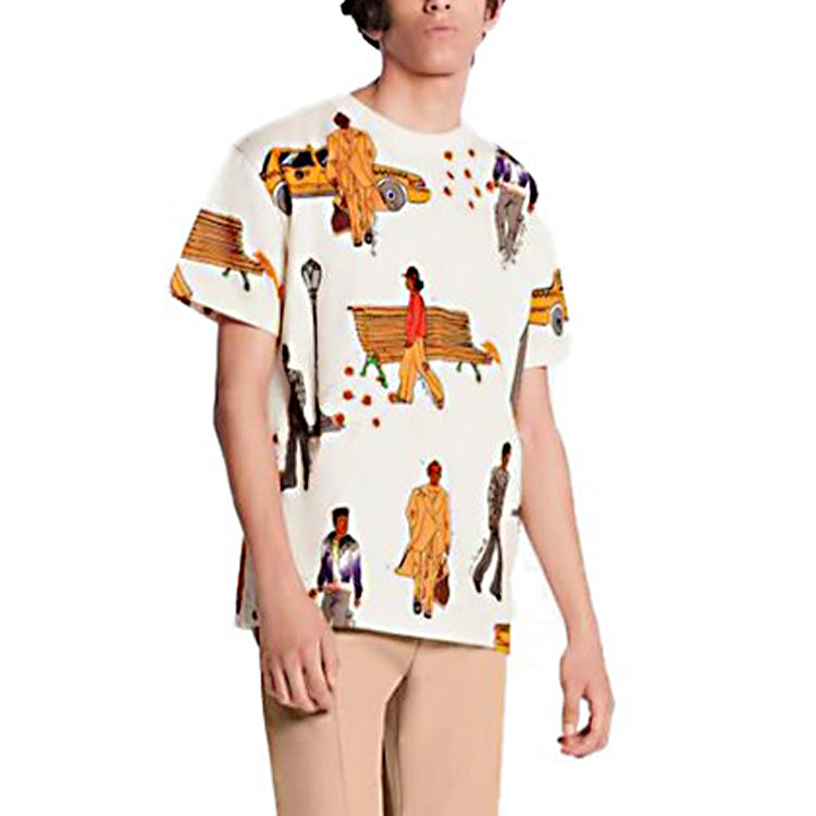 LOUIS VUITTON LV New Walkers Character Pattern Unisex White 1A5PE