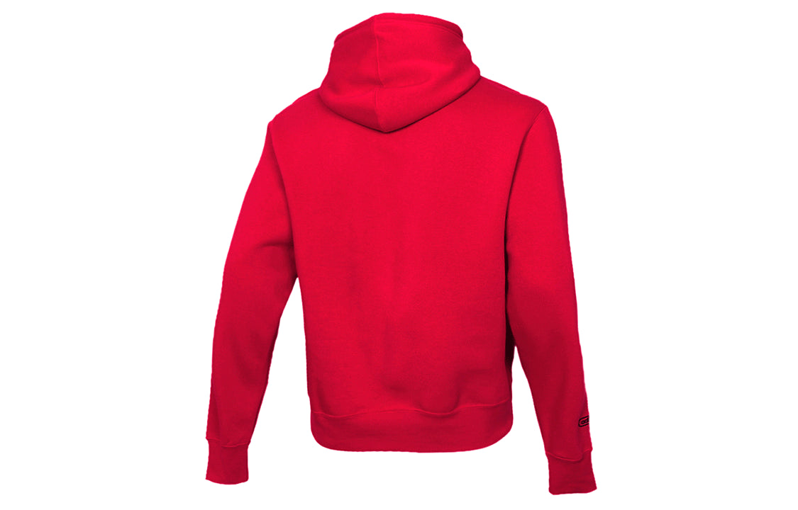 adidas originals Frm Hoody Casual Sports Fleece Lined hooded Pullover Red GT8369
