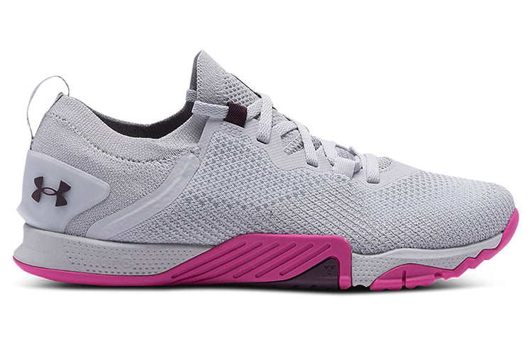 (WMNS) Under Armour TriBase Reign 3 Running Shoes Grey 3023699-100