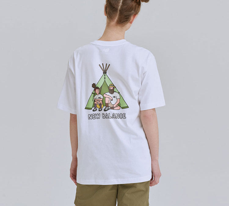 New Balance x Jeon Hwangil Unisex Tee White NBNEA2L233-10