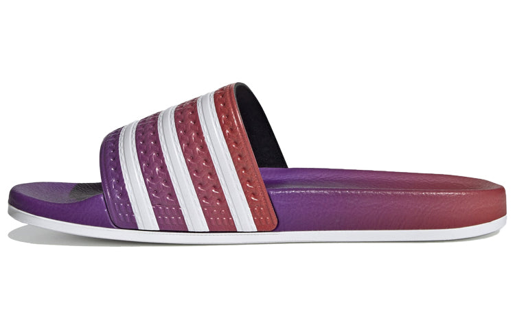 (WMNS) adidas originals Adilette Slides Purple White Slippers 'Purple White' EE6188