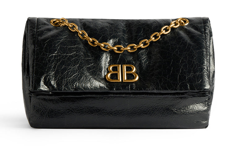(WMNS) Balenciaga Monaco Small Chain Bag 'Black' 7659662AAR81000
