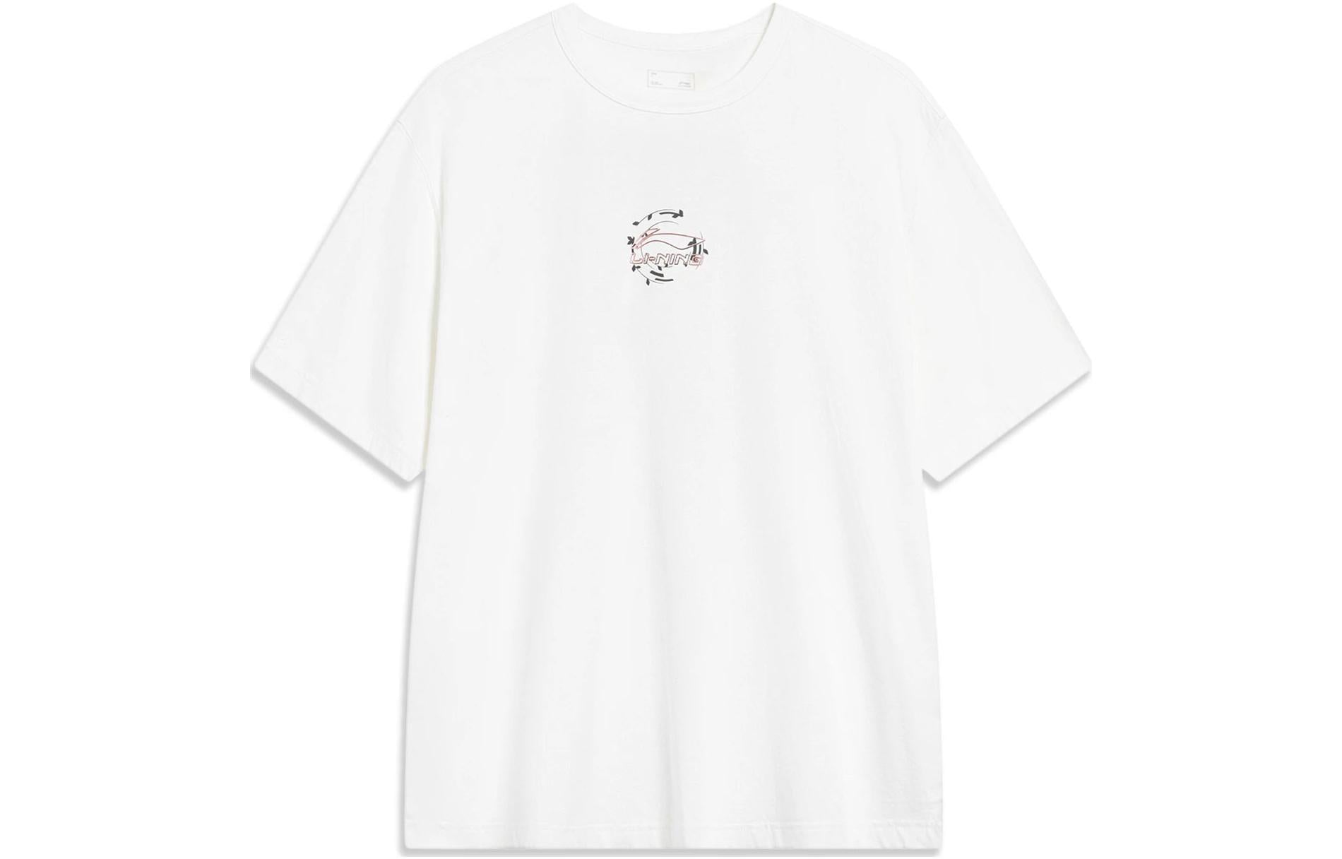 Li-Ning Sports Classic Short Sleeve T-shirt 'White' AHST447-2