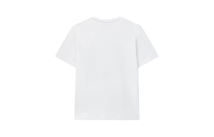 Men's FILA Subject Printing Short Sleeve White T-Shirt F11M028139F-WT