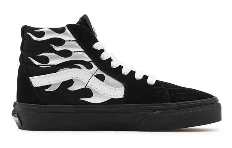 Vans Youth Metallic Flame SK8-HI Sneakers K Black/White VN0A4UI27US