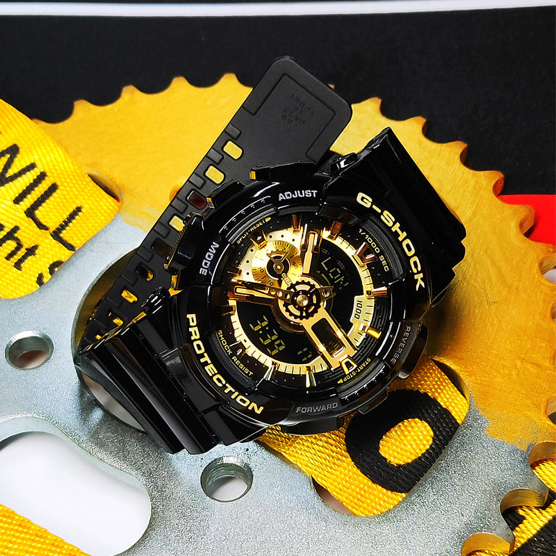 CASIO G-Shock Analog-Digital 'Black Gold' GA-110GBRZ