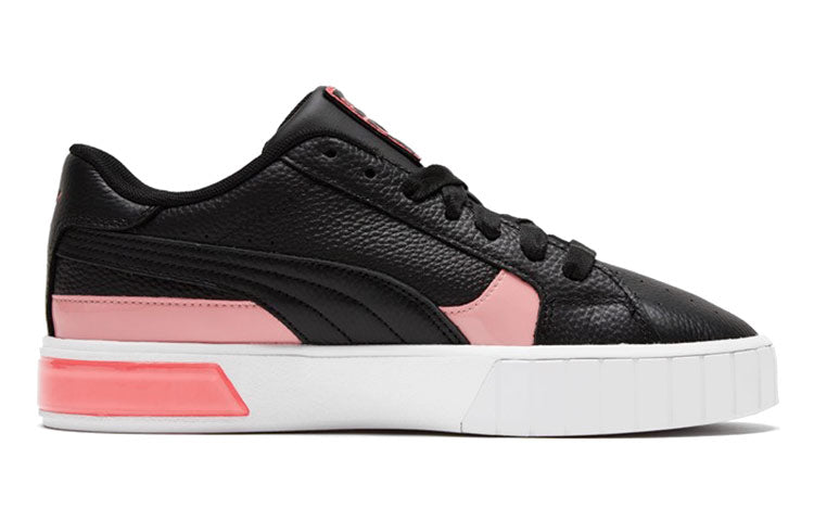 (WMNS) PUMA Cali Casual Board Shoes Black/Pink 380693-02