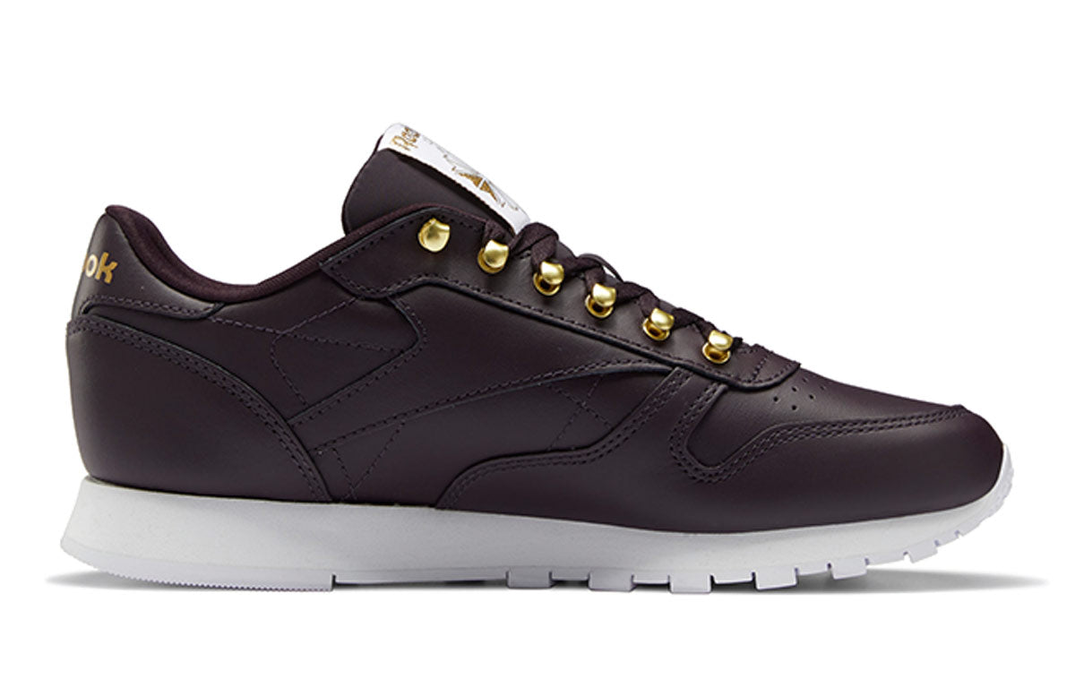 (WMNS) Reebok Classic Leather Black/Gold FW1258