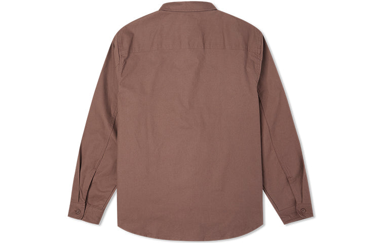 Converse Carpenter Pocket Button Down Long Sleeve Shirt Asia Sizing 'Brazil Nut' 10022950-A04