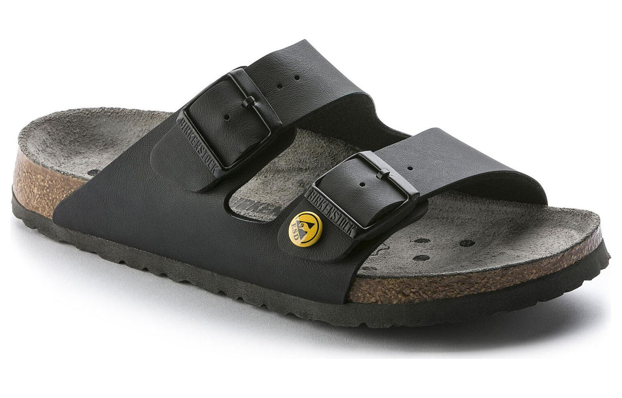 Birkenstock Arizona ESD Birko-Flor Narrow Fit Sandals 'Black' 0089428