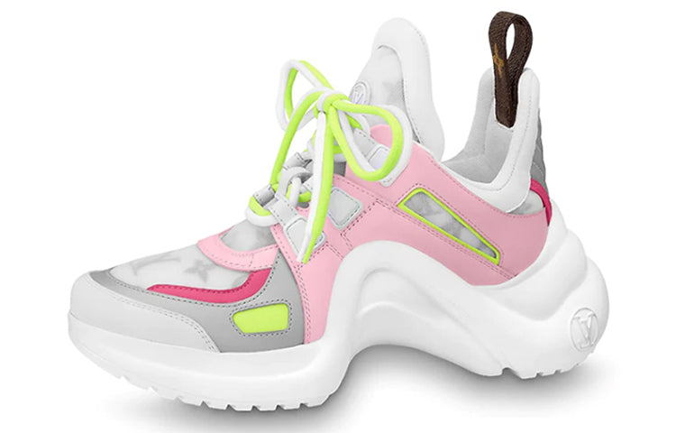 (WMNS) LOUIS VUITTON LV Archlight Sports Shoes Pink/Green 1A65JQ