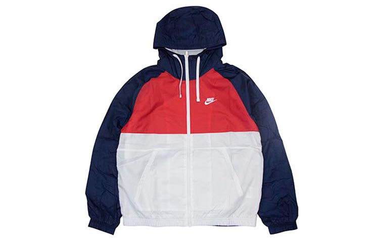 Nike Contrasting Colors Casual Sports Suit Navy Blue BV3026-410