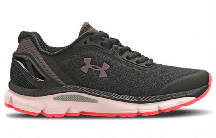 (WMNS) Under Armour Charged Sprint Running Shoes Black/Red 3023420-001