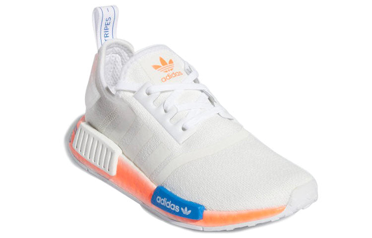 (GS) adidas NMD_R1 J 'Graffiti - White Signal Coral' FV7854
