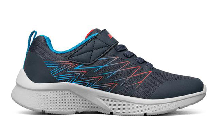 (GS) Skechers Microspec 'Blue Red' 403770L-NVRD
