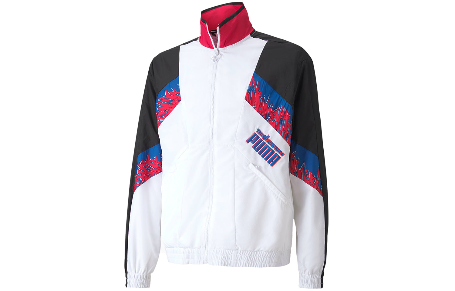 PUMA x The Hundreds Track Jacket 'White Black Red' 596747-02