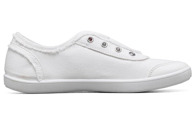 (WMNS) Skechers Bob s B Cute Casual Canvas Shoes White 33497-WNVR