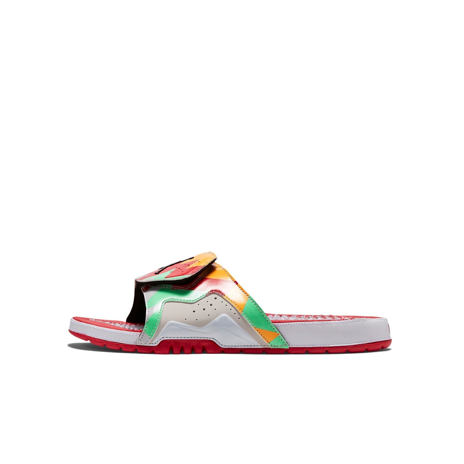 Air Jordan Hydro 7 Retro Soft Sole Cozy Sports Slippers Gray Red Orange 'White' 705467-105