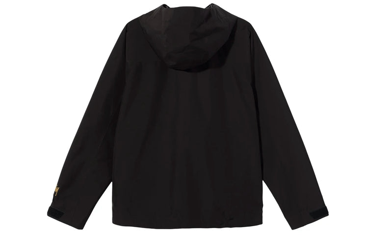 Stussy x GORE-TEX Unisex Zipper Hooded Jacket Black STUSSY-SS21-320