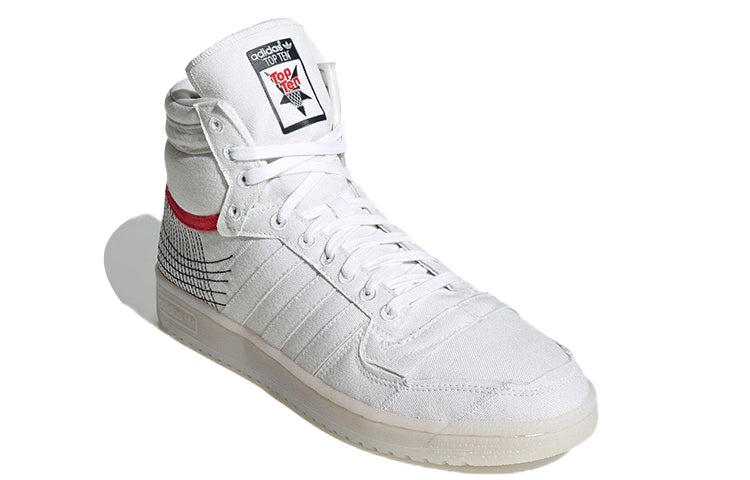 adidas Top ten Primeblue 'White Red Black' G58197