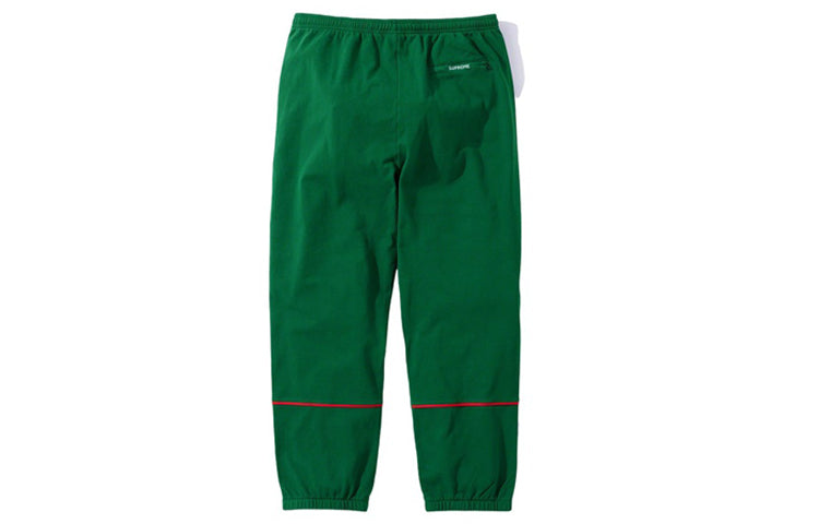 Supreme FW19 Week 5 x LACOSTE Pique Pant Crossover Retro Long Pants Unisex Green SUP-FW19-557