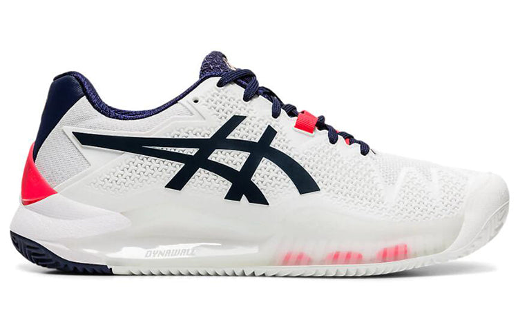 (WMNS) ASICS Gel-Resolution 8 Clay 'White Blue' 1042A070-103