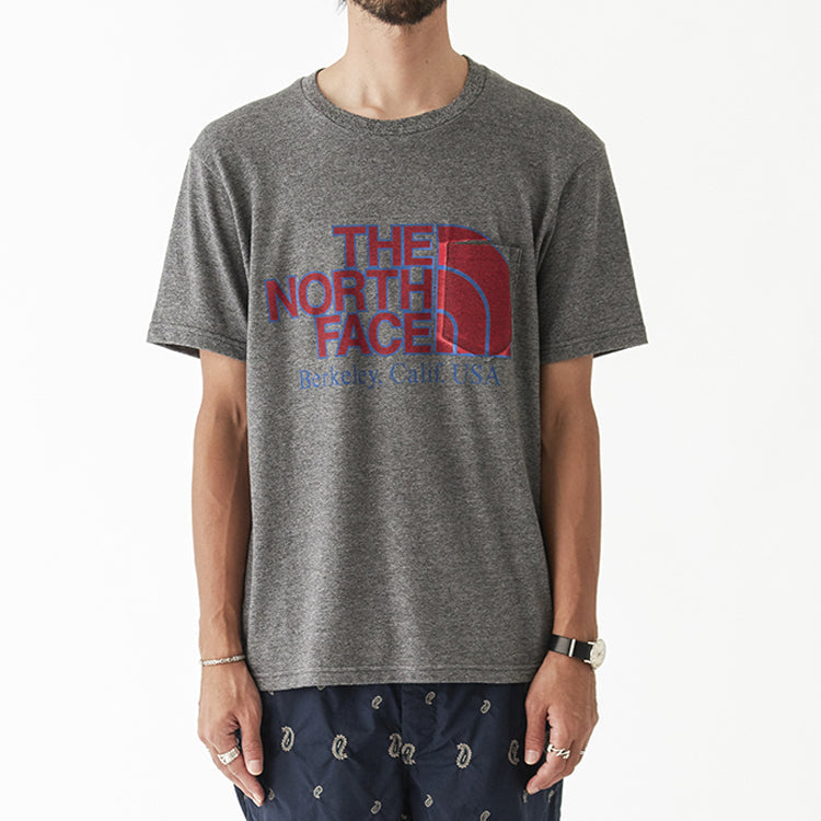 THE NORTH FACE PURPLE LABEL Logo Short Sleeve Unisex Gray NT3915N-Z
